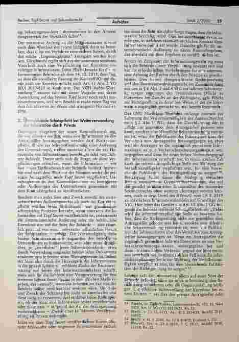 Vorschauseite 3: Top Secret und Sekundärrecht