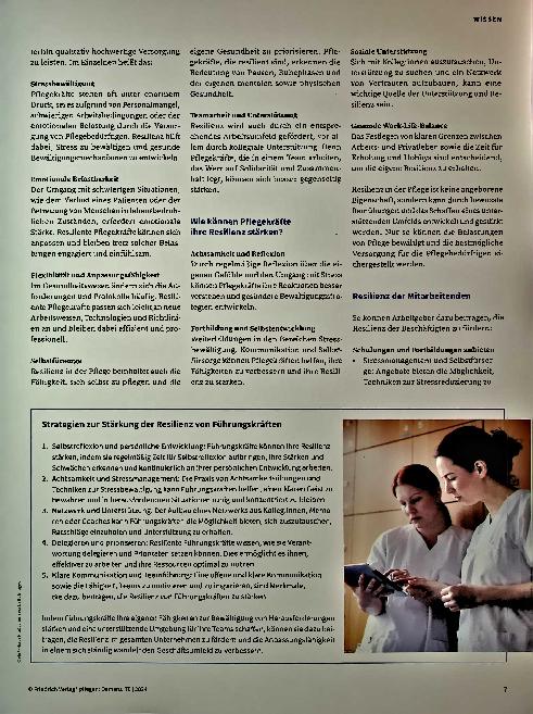 Vorschauseite 4: Resilienz in der Pflege: Eine Einführung in die Bedeutung der eigenen Widerstandskraft