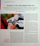 Vorschauseite 1: Entgelte in der Altenpflege holen auf.