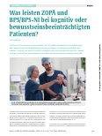 Vorschauseite 1: Was leisten ZOPA und BPS/BPS-NI bei kognitiv oder bewusstseinsbeeinträchtigten Patienten?