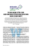 Vorschauseite 1: VISIONEN FÜR DIE GESUNDHEITSVERSORGUNG DER ZUKUNFT