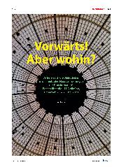 Vorschauseite 1: Vorwärts! Aber wohin?