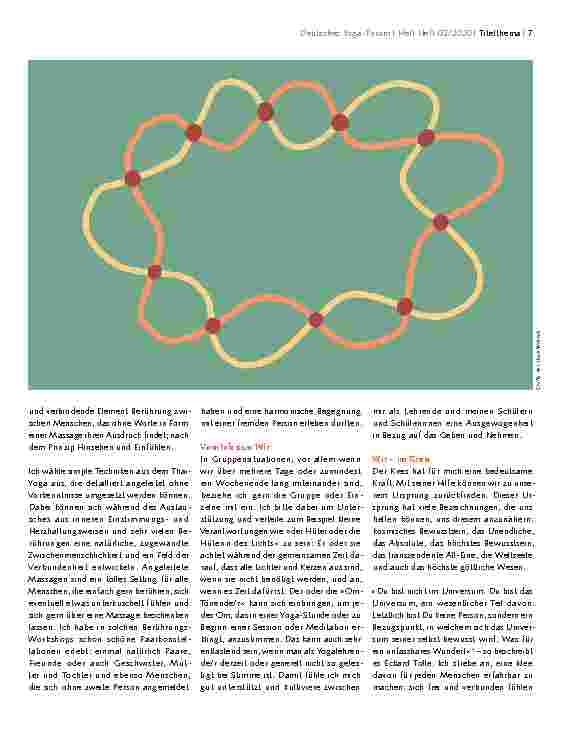Vorschauseite 2: GEMEINSCHAFTSGEFÜHL IM YOGA-UNTERRICHT The Beauty of Practicing Yoga together