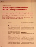 Vorschauseite 1: Wundversorgung nach der Pandemie: IWC 2021 mit Pop-up-Impfzentrum