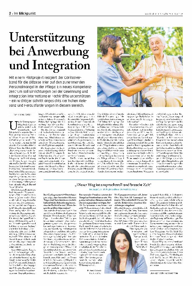 Vorschauseite 1: Unterstützung bei Anwerbung und Integration