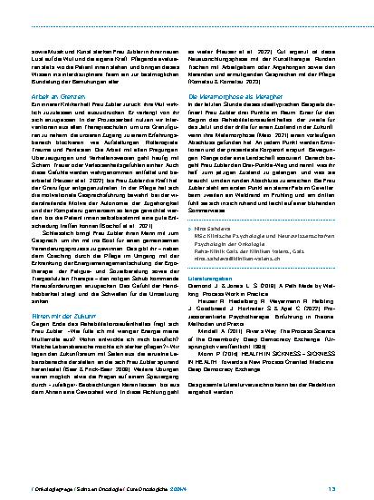 Vorschauseite 3: Mutig dem neuen Leben entgegen. Kontinuum der Pflege, punktuell ergänzt mit Prozessarbeit.