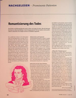 Vorschauseite 1: Romantisierung des Todes
