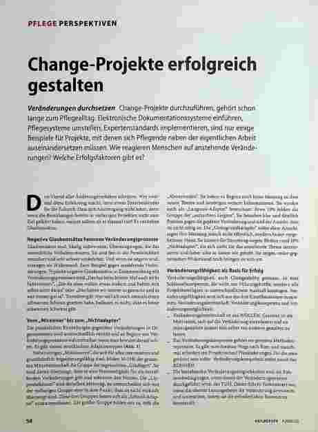 Vorschauseite 1: Change-Projekte erfolgreich gestalten