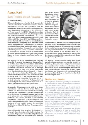 Vorschauseite 5: Geschichte der Gesundheitsberufe Gesamtausgabe 1-2026