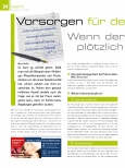 Vorschauseite 1: Vorsorgen für den Fall der Fälle: Wenn der Praxisinhaber plötzlich nicht mehr kann