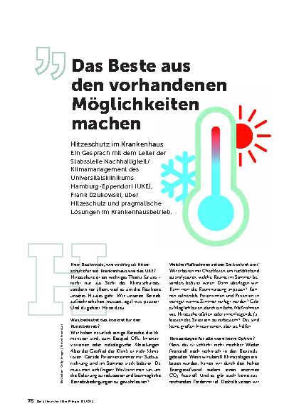 Vorschauseite 1: Das Beste aus den vorhandenen Möglichkeiten machen