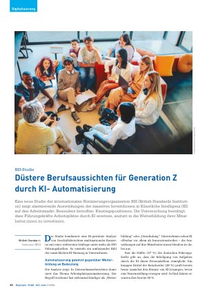 Vorschauseite 1: Düstere Berufsaussichten für Generation Z durch KI-Automatisierung