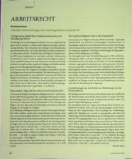 Vorschauseite 1: Rechtsprechung Arbeitsrecht