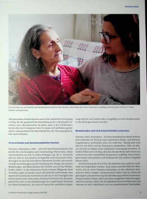 Vorschauseite 2: Die „drei D“ - Demenz, Delir, Depression Bedeutung des Konzepts für die Palliative Care