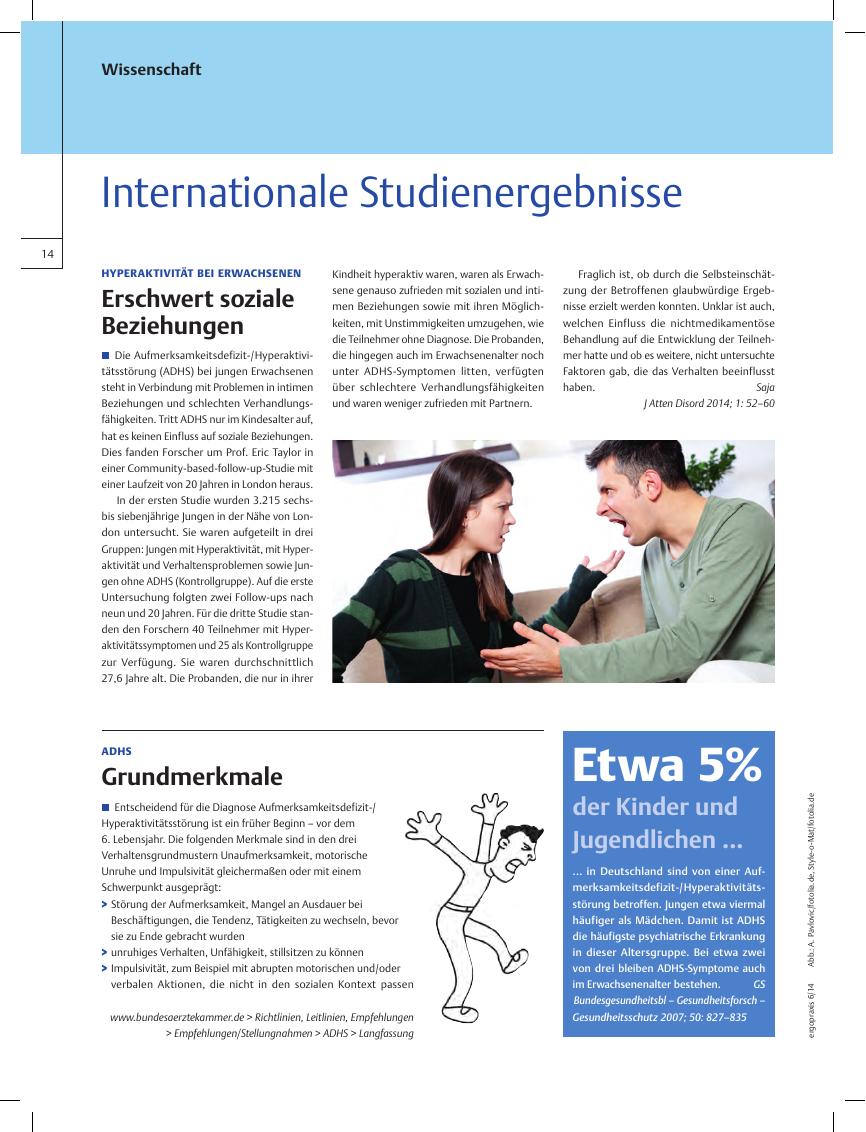 Vorschauseite 1: Internationale Studienergebnisse