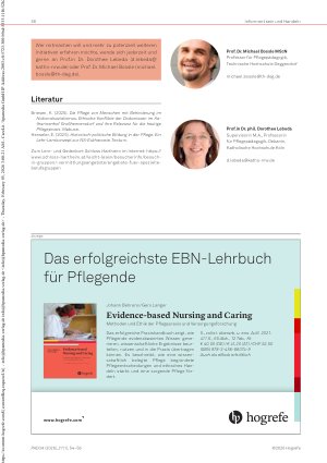 Vorschauseite 3: Erste Matinee zu „Pflegepädagogik und Gedenkstättenpädagogik“ am 1. 10. 2025 an der KATHO Köln