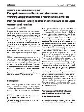 Vorschauseite 1: Perspektiven von Familienhebammen zur Versorgung geflüchteter Frauen und Familien