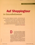 Vorschauseite 2: Auf Shoppingtour im Gesundheitswesen