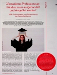 Vorschauseite 1: "Verändertes Professionsverständnis muss ausgehandelt und eingeübt werden."