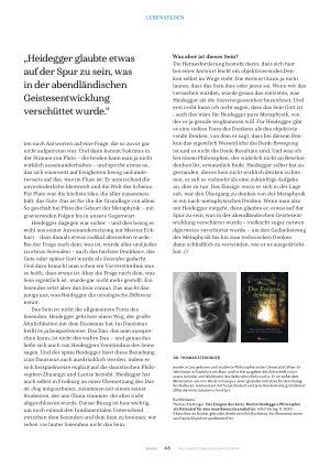 Vorschauseite 5: Ausgerechnet Heidegger