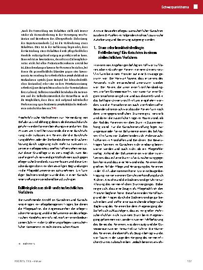 Vorschauseite 4: Pflegewissenschaftliche Gutachten in zivilund strafrechtlichen Verfahren