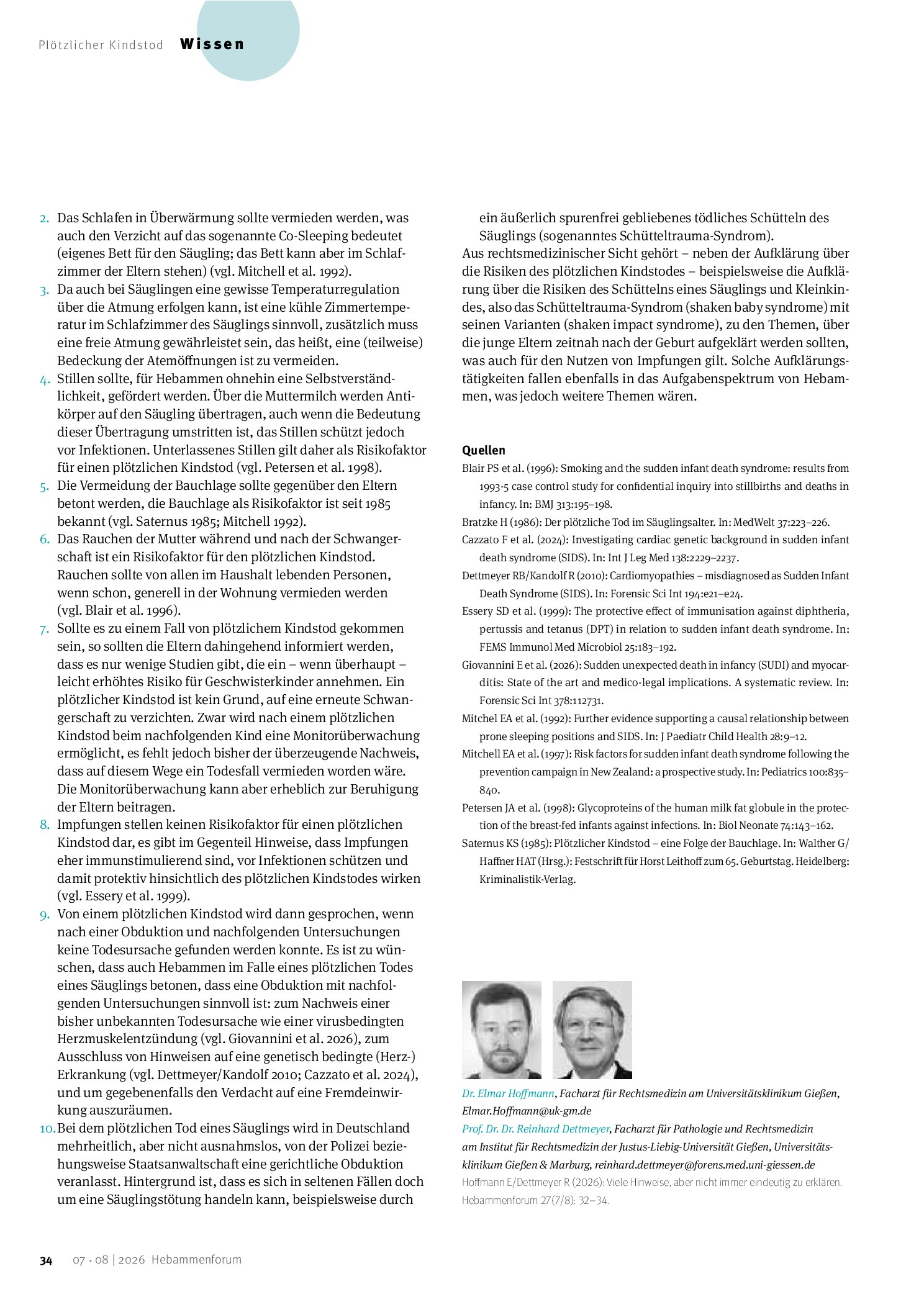 Vorschauseite 3: Viele Hinweise, aber nicht immer eindeutig zu erklären