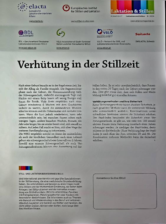 Vorschauseite 1: Verhütung in der Stillzeit