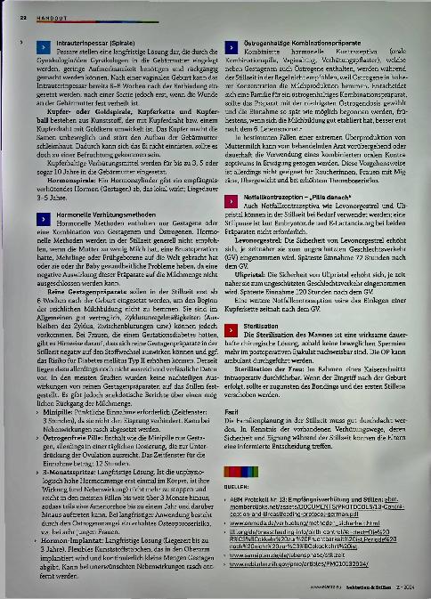 Vorschauseite 4: Verhütung in der Stillzeit