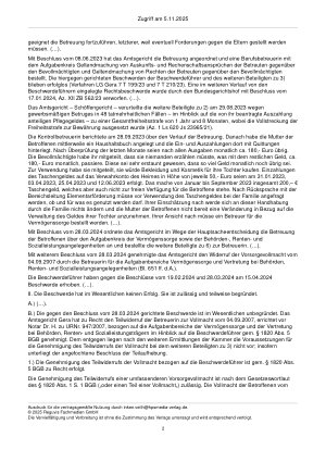 Vorschauseite 2: Zum Widerruf der Vollmacht – § 1820 Abs. 5 BGB
