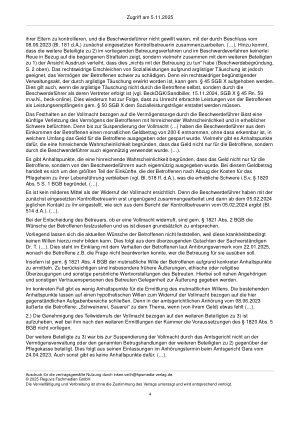 Vorschauseite 4: Zum Widerruf der Vollmacht – § 1820 Abs. 5 BGB