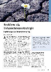 Vorschauseite 1: Resilienz als Unternehmensstrategie - Empfehlungen zum Unternehmenserfolg