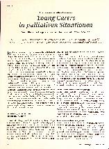 Vorschauseite 1: Young Carers in palliativen Situationen