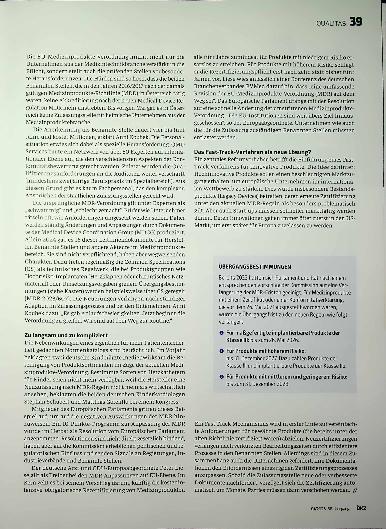 Vorschauseite 2: Reform der Regularien