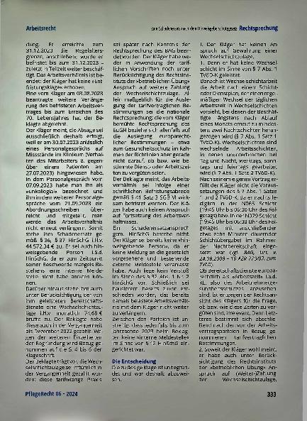 Vorschauseite 4: Zum Schadenersatz nach dem Hinweisgeberschutzgesetz