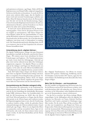 Vorschauseite 3: Dank KI mehr Zeit für die Klienten gewinnen