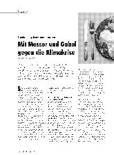 Vorschauseite 1: Mit Messer und Gabel gegen die Klimakrise