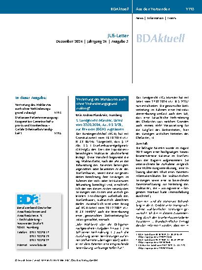 Vorschauseite 1: BDAktuell