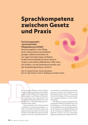 Vorschauseite 1: Sprachkompetenz zwischen Gesetz und Praxis