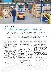 Vorschauseite 1: Sicherer Lastentransport: Flurförderzeuge im Fokus