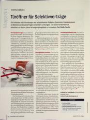 Vorschauseite 1: Türöffner für Selektivverträge