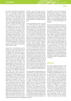 Vorschauseite 3: Vorzeitige Wechseljahre – Exploration der Informationsbedürfnisse – eine qualitative Studie