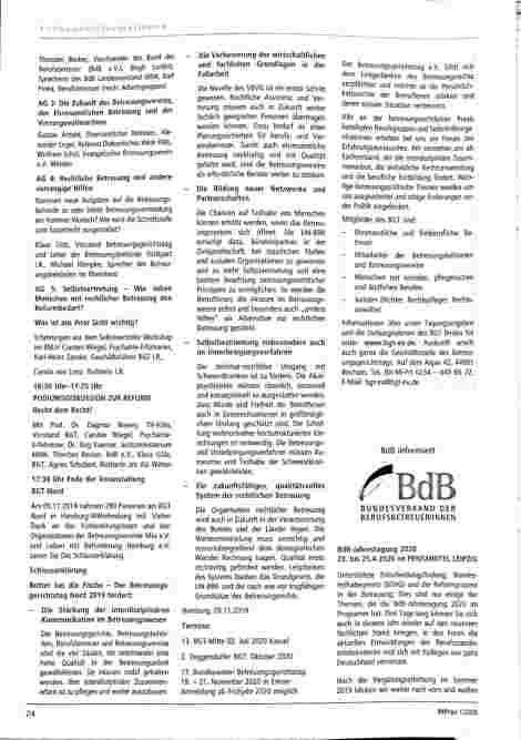 Vorschauseite 4: Inklusives Wahlrecht realisiert - Konsequenzen für Betreuer und Bevollmächtigte