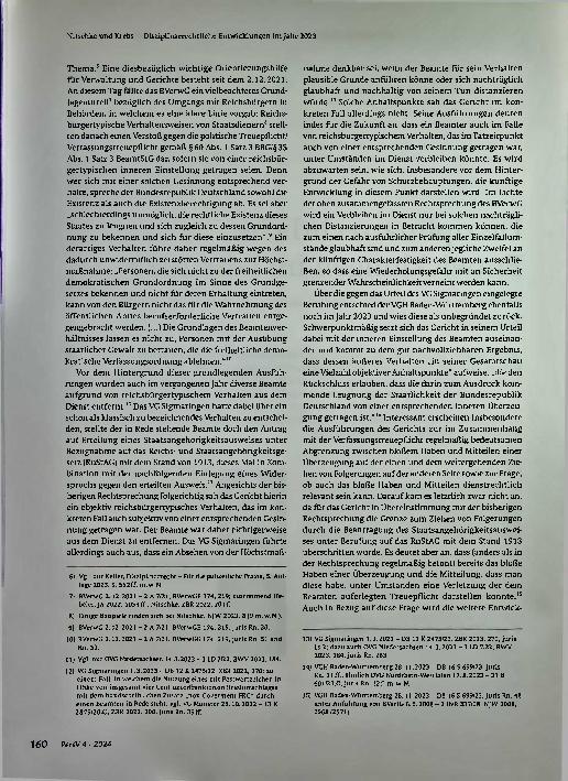Vorschauseite 2: Disziplinarrechtliche Entwicklungen im Jahr 2023