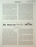 Vorschauseite 1: Corrected: Neues aus Berlin