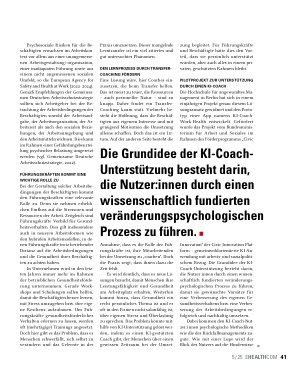 Vorschauseite 2: Kann KI - Coaching Gesundheit am Arbeitsplatz fördern?