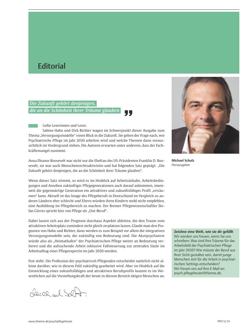 Vorschauseite 1: Editorial
