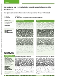 Vorschauseite 1: Occupational Justice innerhalb der ergotherapeutischen Arbeit im Krankenhaus