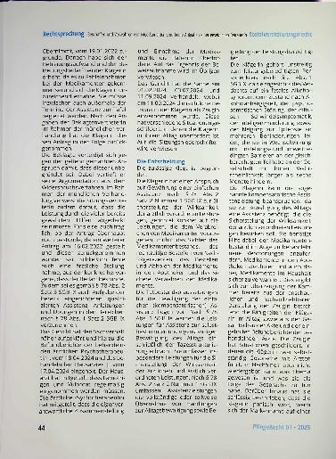 Vorschauseite 3: Beschaffen und Verwahren von Medikamenten sind keine Aufgaben einer gesetzlichen Betreuerin