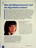 Vorschauseite 1: Wie viel Mitspracherecht darf ein Algorithmus haben?