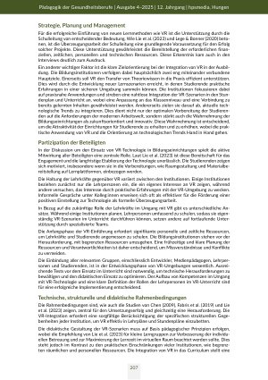 Vorschauseite 4: Einführungsbarrieren und Erfolgsfaktoren von virtueller Realität in der Pflegeausbildung Erkenntnisse von fünf Schweizer Pflegeschulen